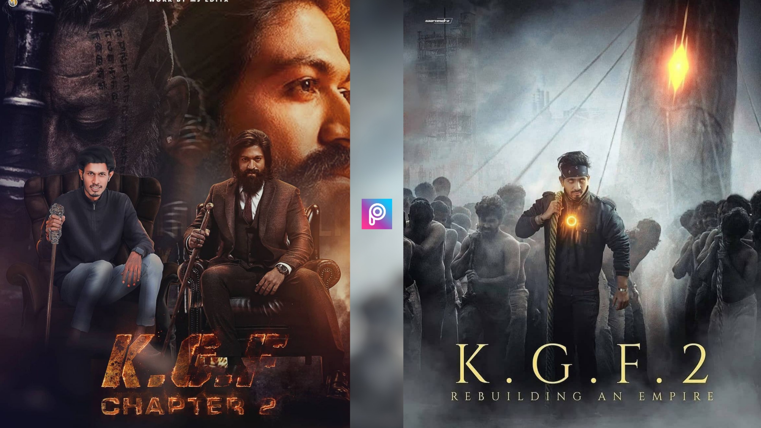 KGF Chapter 2 Movie Poster Editing Background Free Download